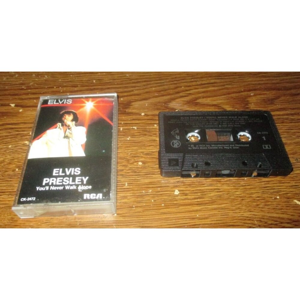 Elvis Presley - You'll Never Walk Alone on cassette (RCA Records Canada, 1985)